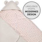 Svøpeteppe med hette Snuggle N Dream i beige farge