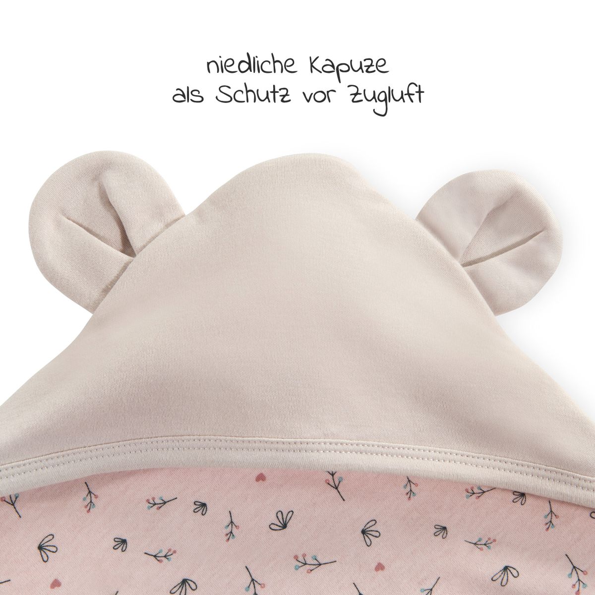 Bruk av Svøpeteppe med hette Snuggle N Dream i buggy