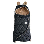 Svøpeteppe Recy Small i resirkulert polyester Light Brown - forfra