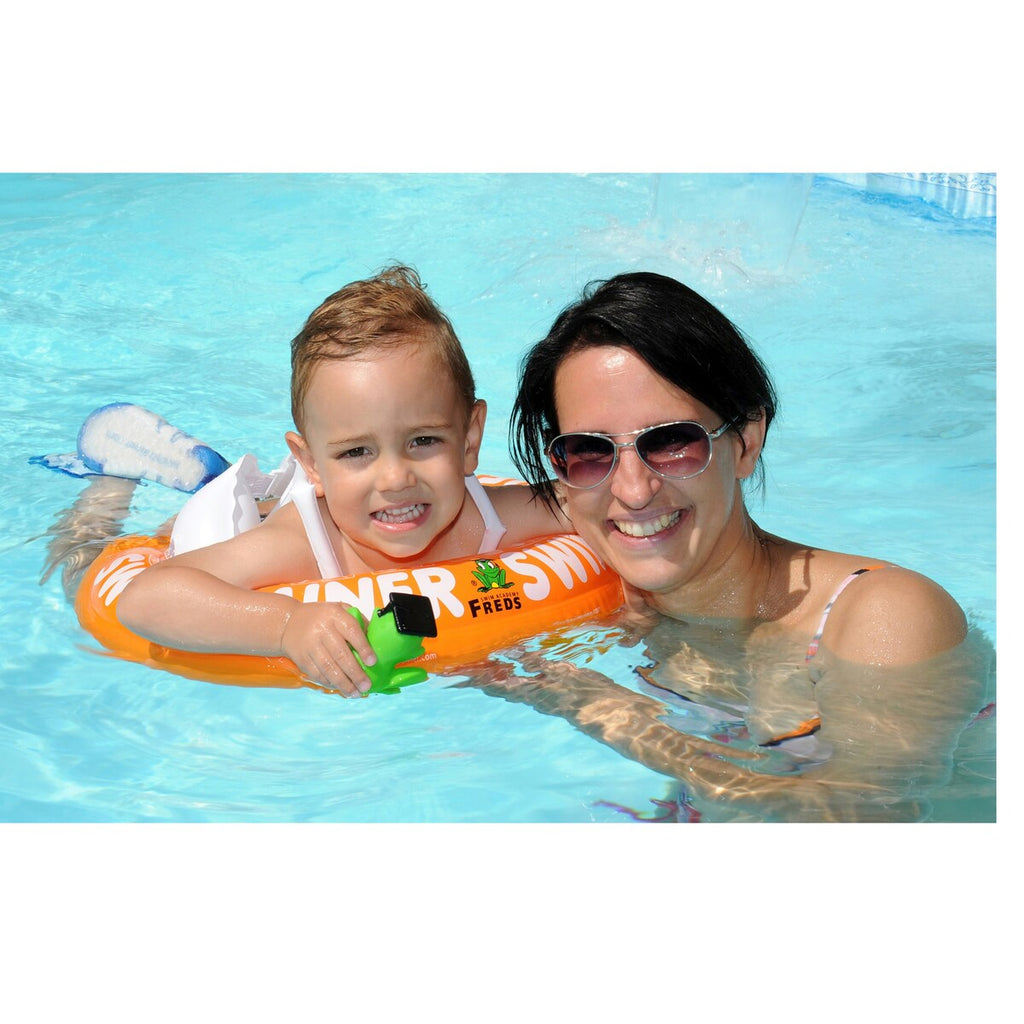 Montert Svømmetrener Classic orange 2-6 år 15-30 kg