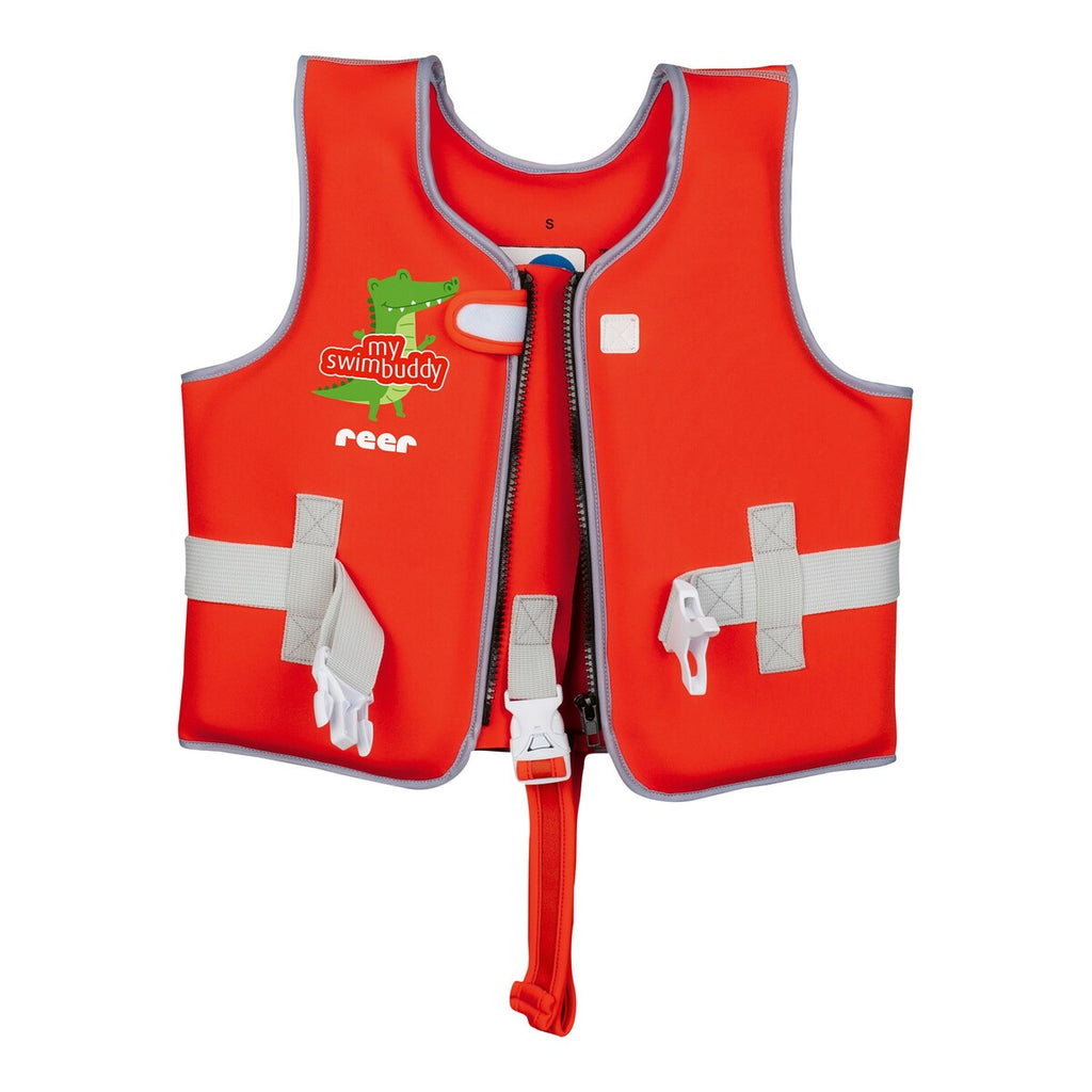 Svømmevest myswimbuddy neopren str. S 15-19 kg bakside