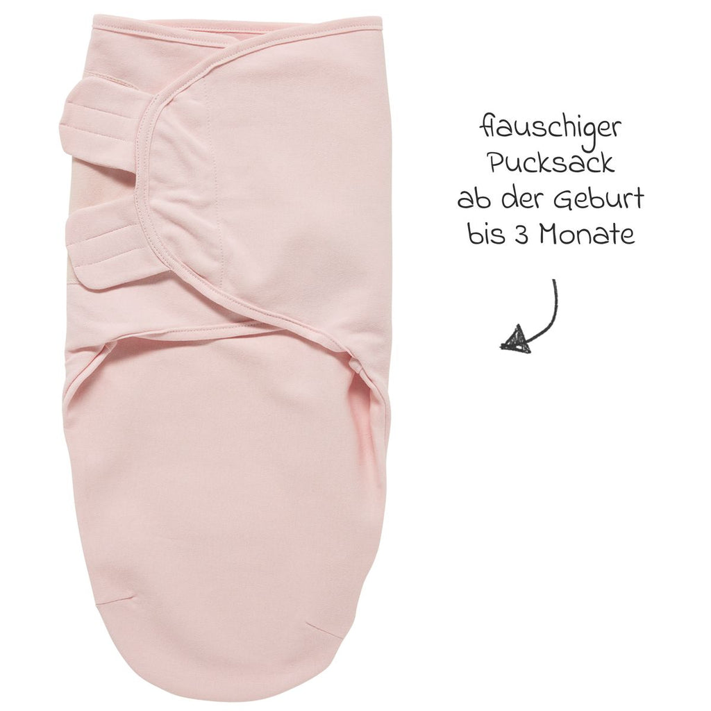 Detalj av materiale på Svøpepose i bomullsjersey light pink 0-3 måneder - Meyco