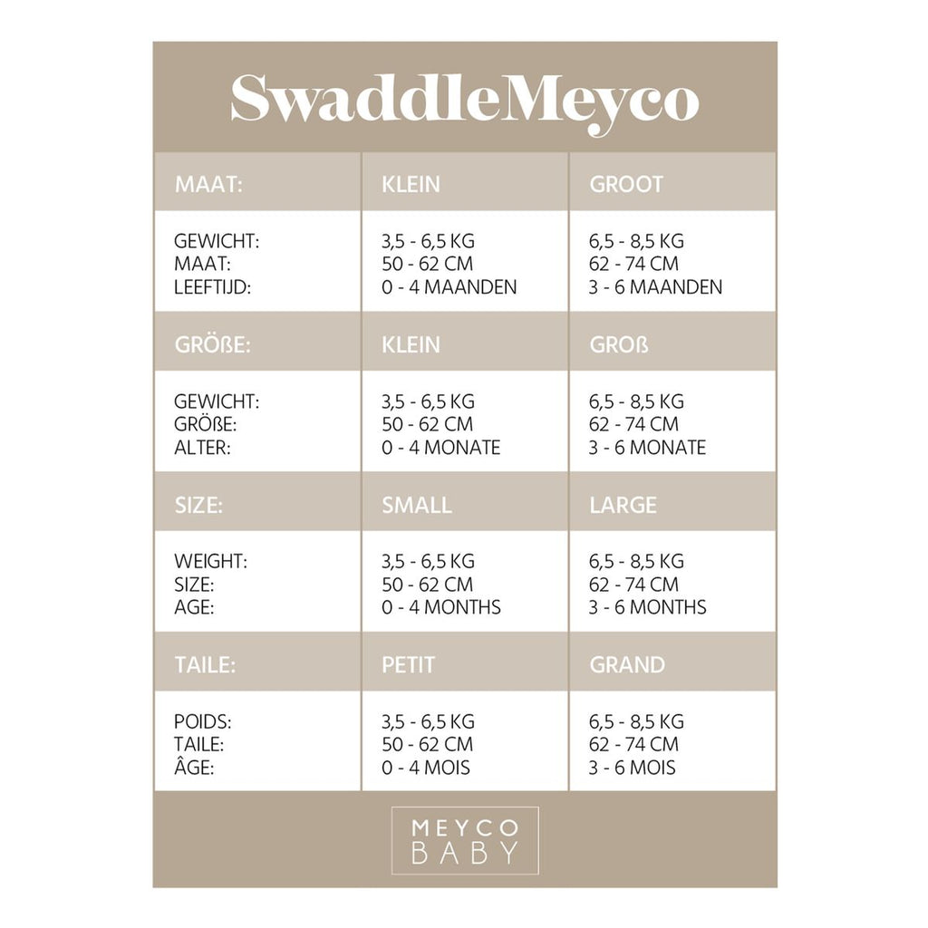Bruksanvisning på Svøpepose i bomullsjersey light pink 0-3 måneder - Meyco