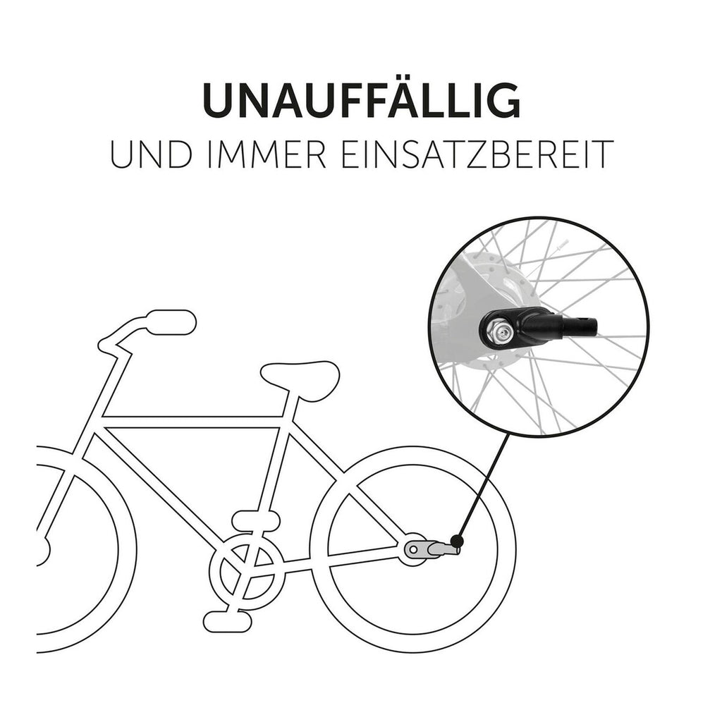 Montert sykkelkobling for Dryk Duo sykkeltilhenger