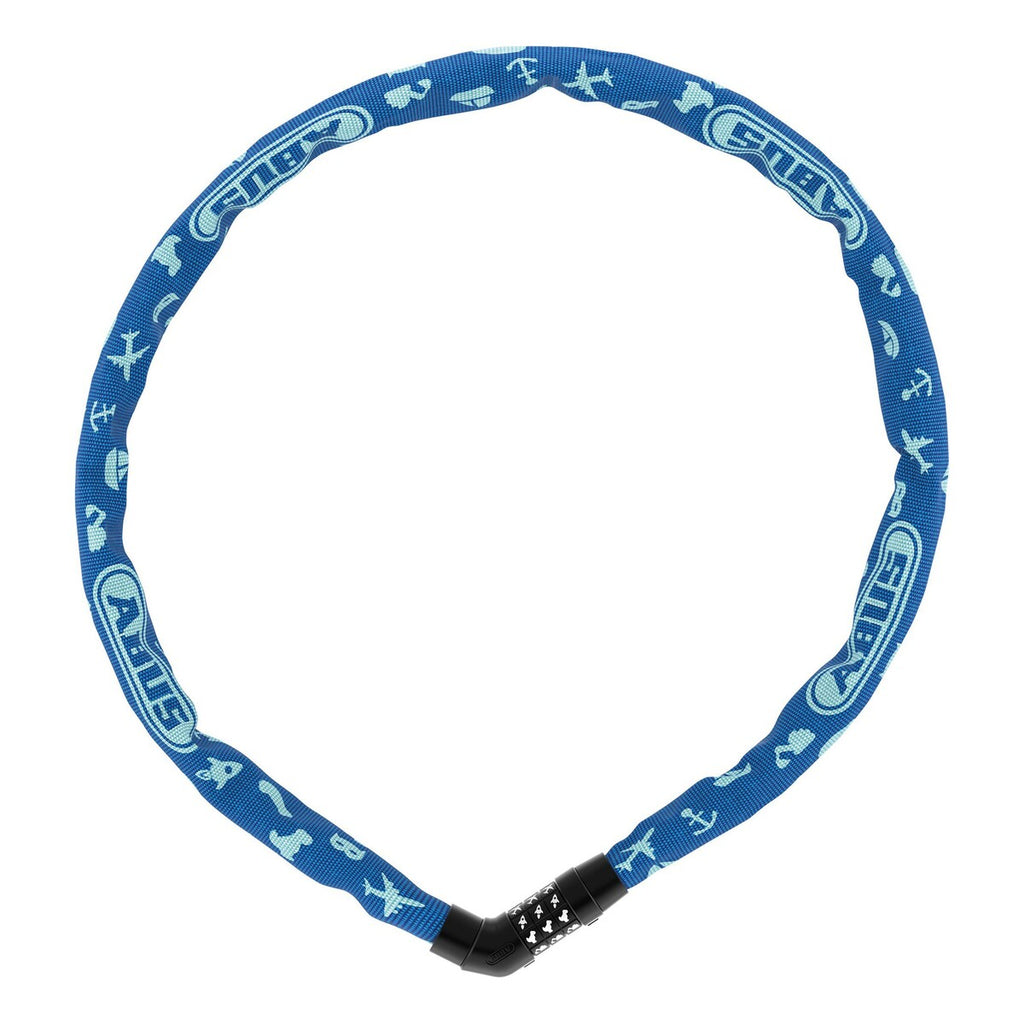 Montert Sykkellås Steel-O-Chain™ Symbols med symbolkode 75 cm på sykkel
