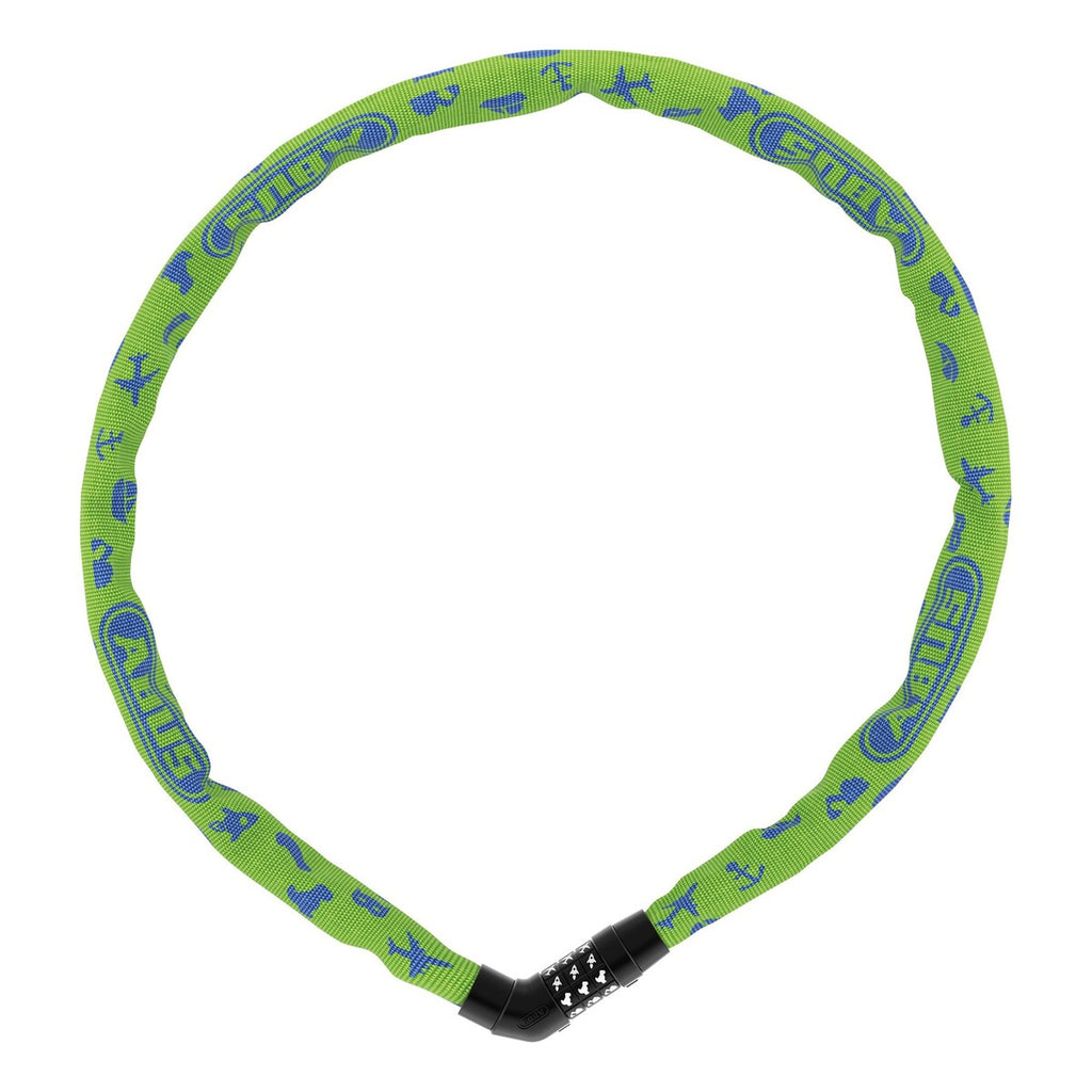 Sykkellås Steel-O-Chain™ Symbols med symbolkode 75 cm i rosa farge