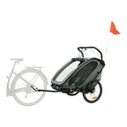 Sykkeltilhenger Bike N Walk for to barn fra 6 mnd - Hauck