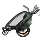 Sykkeltilhenger Bike N Walk for to barn fra 6 mnd - Hauck