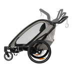 Sykkeltilhenger Bike N Walk for to barn fra 6 mnd - Hauck
