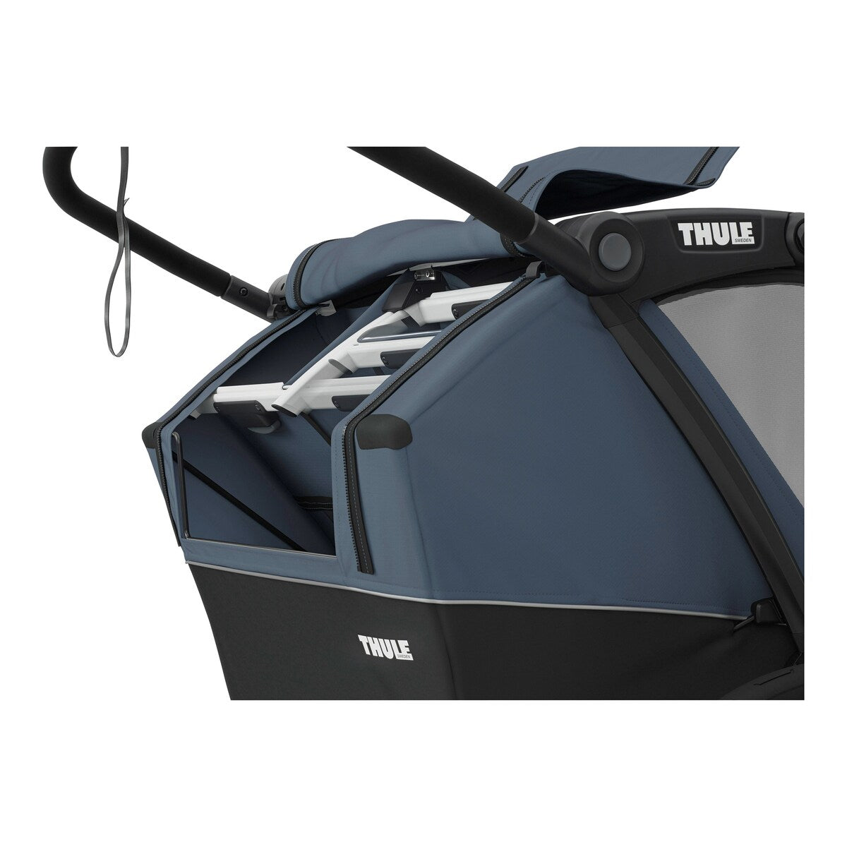 Oppbevaringsrom i Sykkeltilhenger Chariot Cab2 for 2 barn