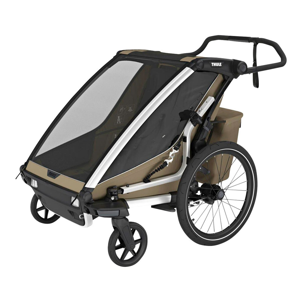 Sykkeltilhenger Chariot Cross 2 Double 2024 bakside visning