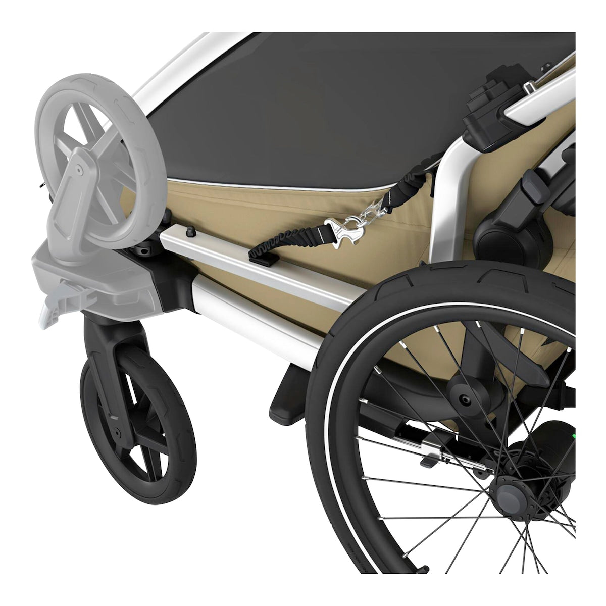 FlipWing-system på Sykkeltilhenger Chariot Cross 2 Single 2024