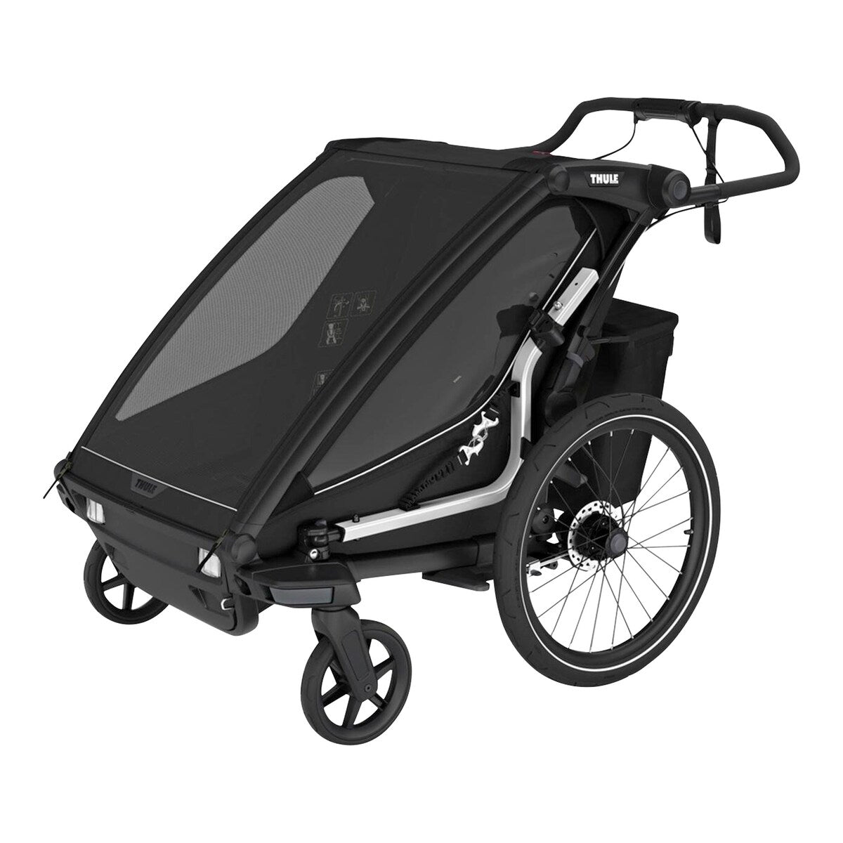 Sykkeltilhenger Chariot Sport 2 Double 2024 bakside