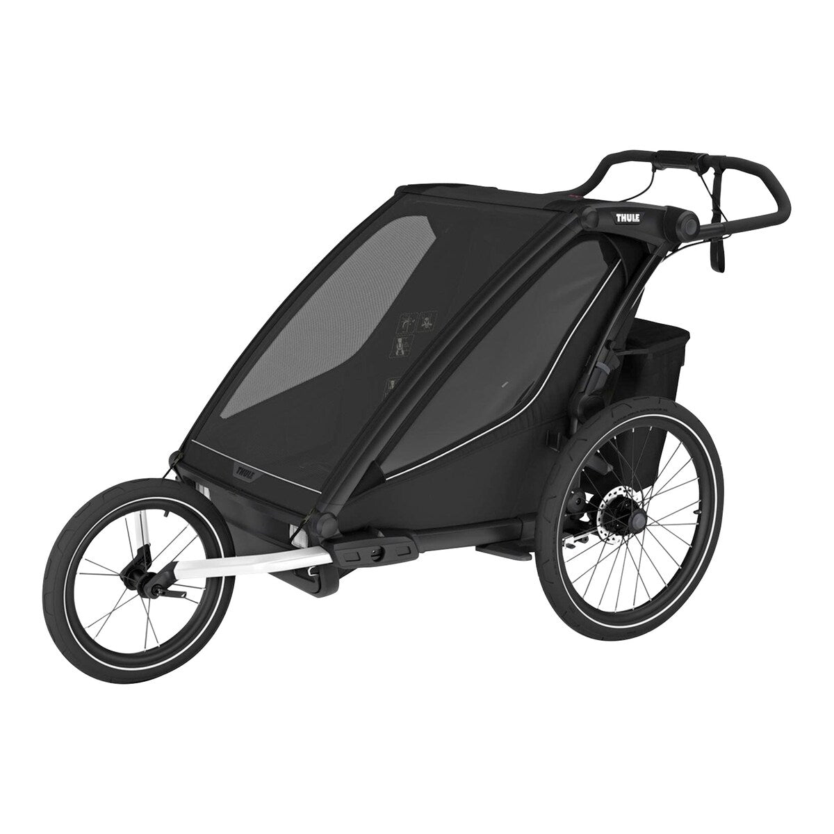 Sykkeltilhenger Chariot Sport 2 Double 2024 nærbilde av sete