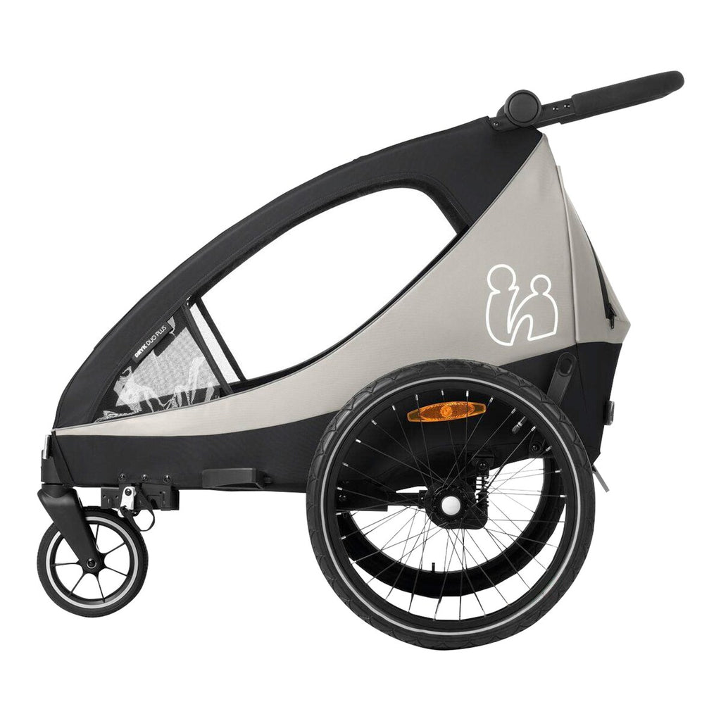 Sykkeltilhenger Dryk Duo Plus for 2 barn, fra 6 mnd - Hauck