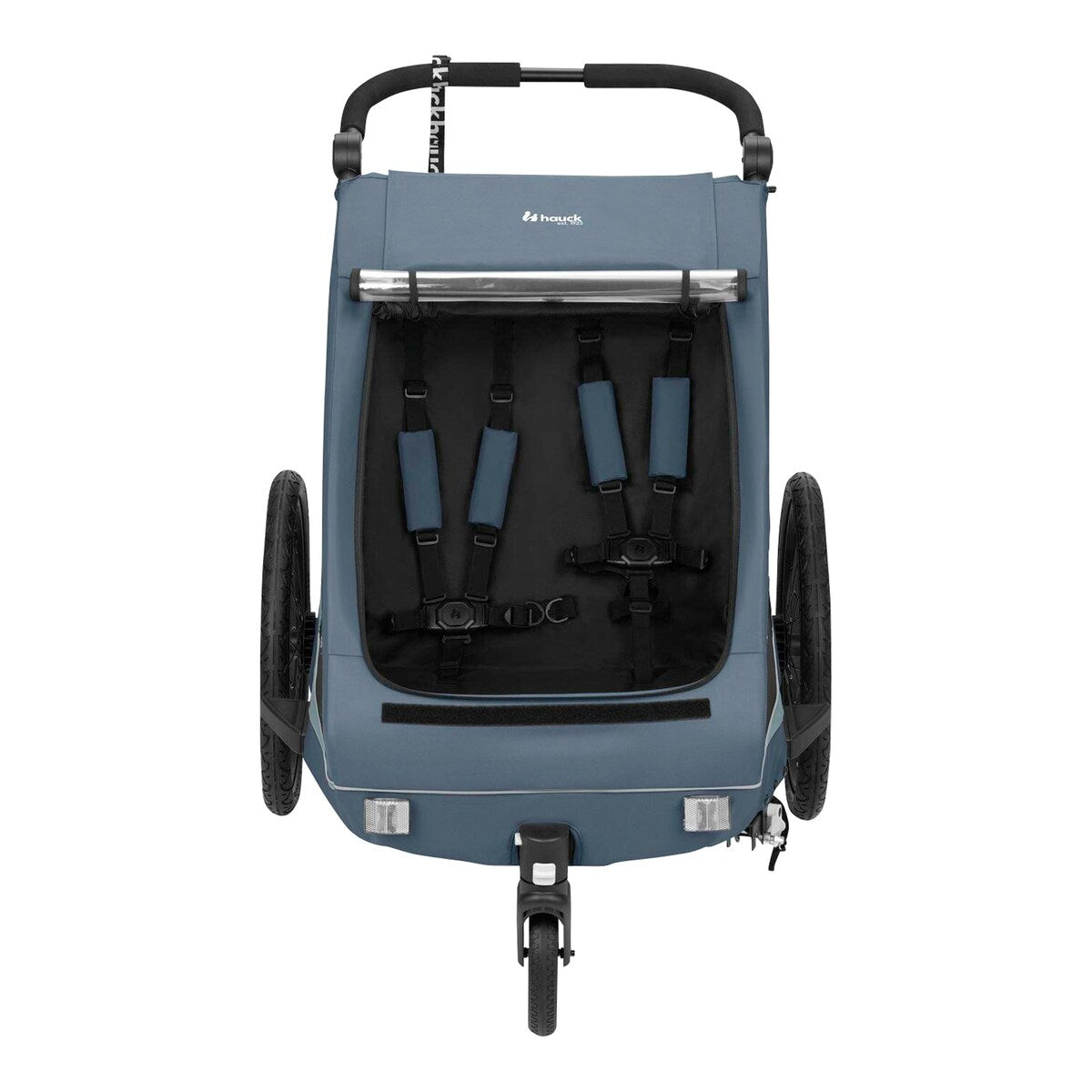 Sykkeltilhenger Dryk Duo Plus for 2 barn, fra 6 mnd - Hauck