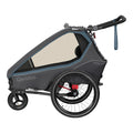 Sykkeltilhenger Kidgoo 1 jogger og buggy forfra