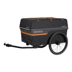 Sykkeltilhenger Qubee XL 220 liter nærbilde hjul