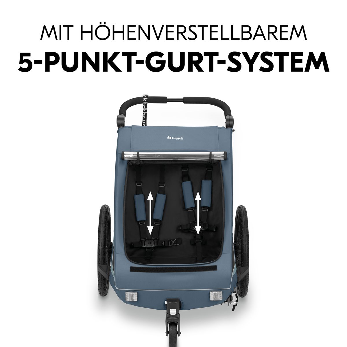 Sykkelvogn Dryk Duo Plus 2-i-1 oversiktsvindu