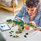 Detalj av bevegelige deler på T.Rex 31151 dinosaur byggesett