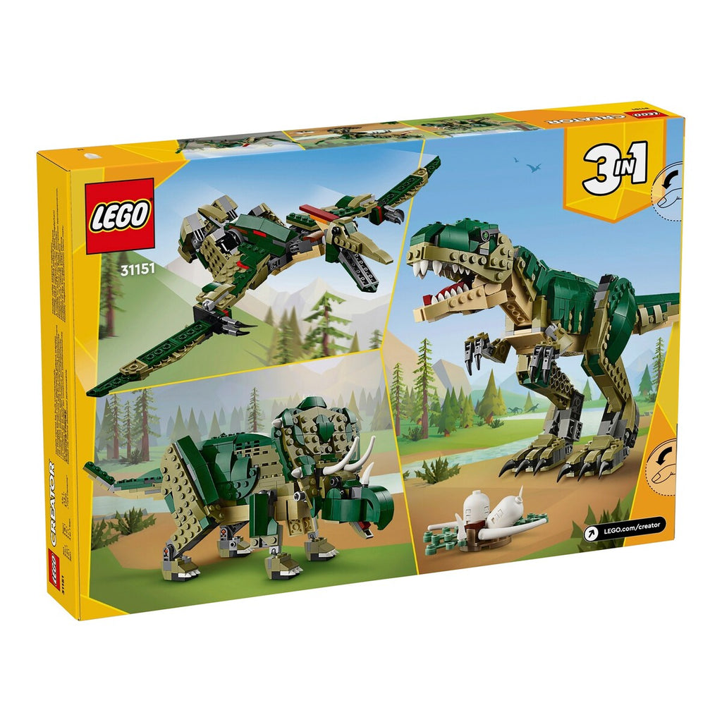 Nærbilde av LEGO® Creator T.Rex 31151 dinosaur byggesett