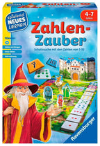 Tall-magi lærende tallspill 1-10 for 2-4 spillere forfra