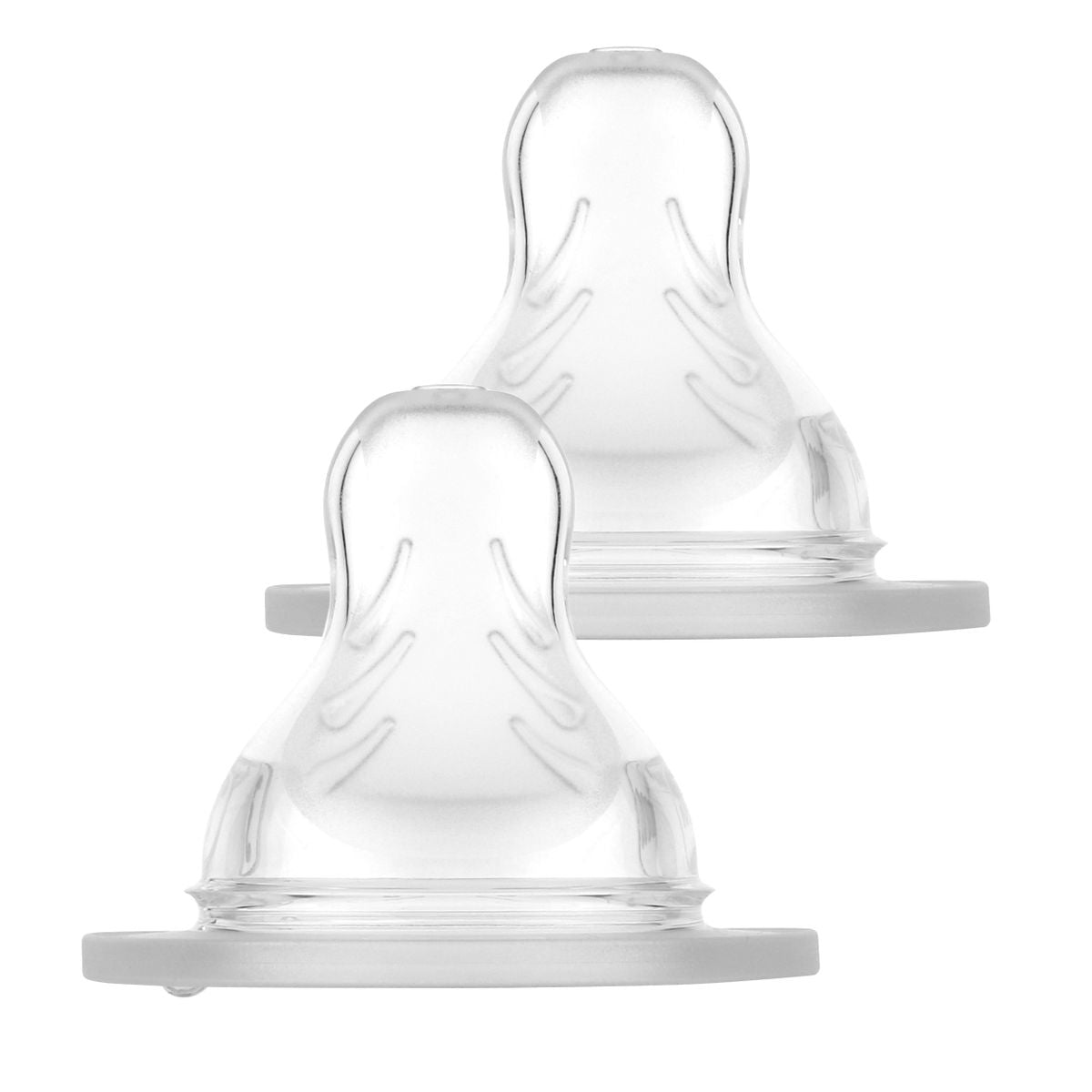 Tåteflaske 2-pakning Easy Start Anti-Colic 260 ml blå detalj av anti-colic ventil