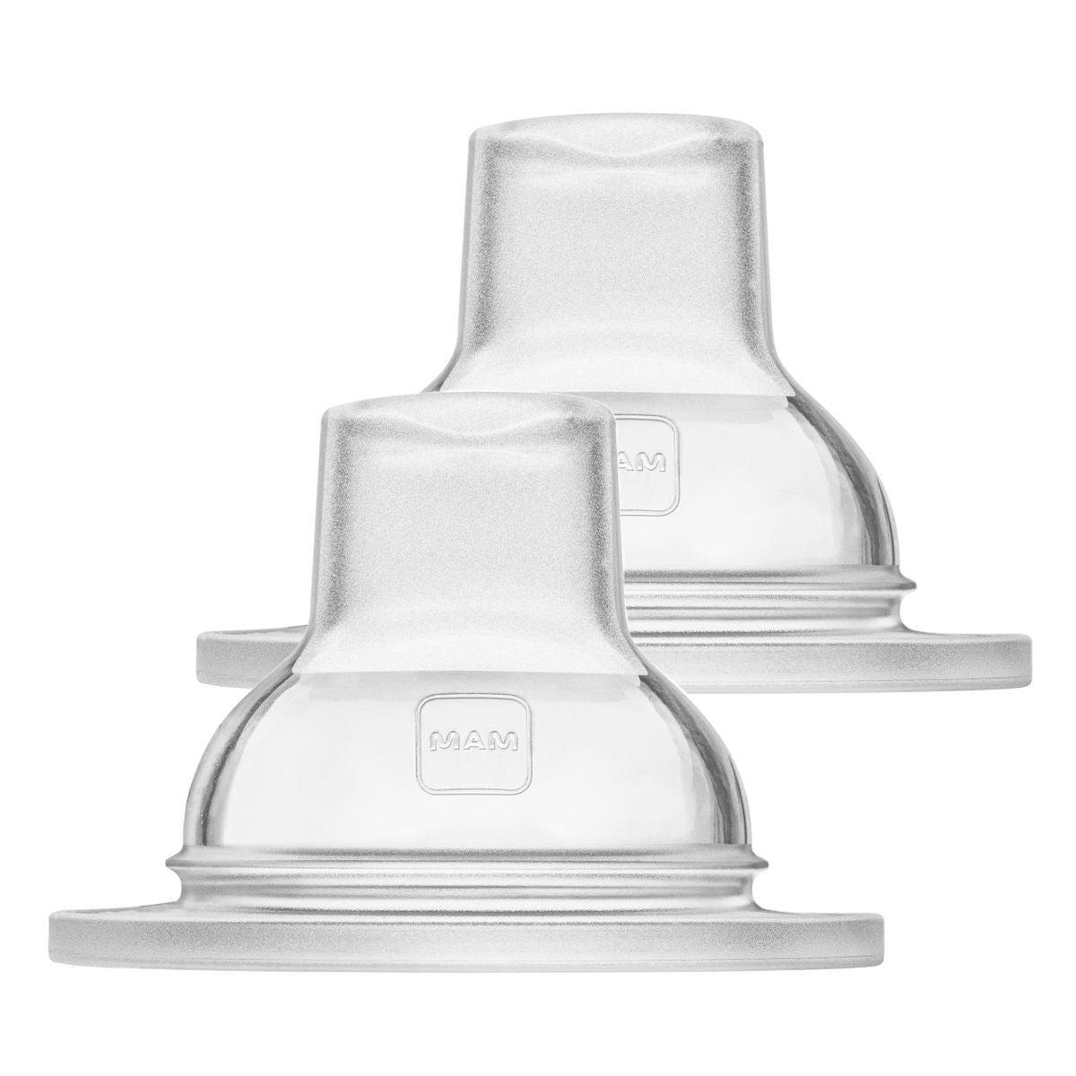 Tåteflaske 2-pakning Easy Start Anti-Colic 260 ml blå nærbilde av Skin Soft silikon-smokk