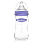 Tåteflaske i glass 2-pakning 160 ml NaturalWave str. S - Lansinoh sett med alle deler
