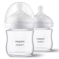 Tåteflasker i glass 2-pk 120 ml Natural Response 0M+ - Philips Avent sett forfra