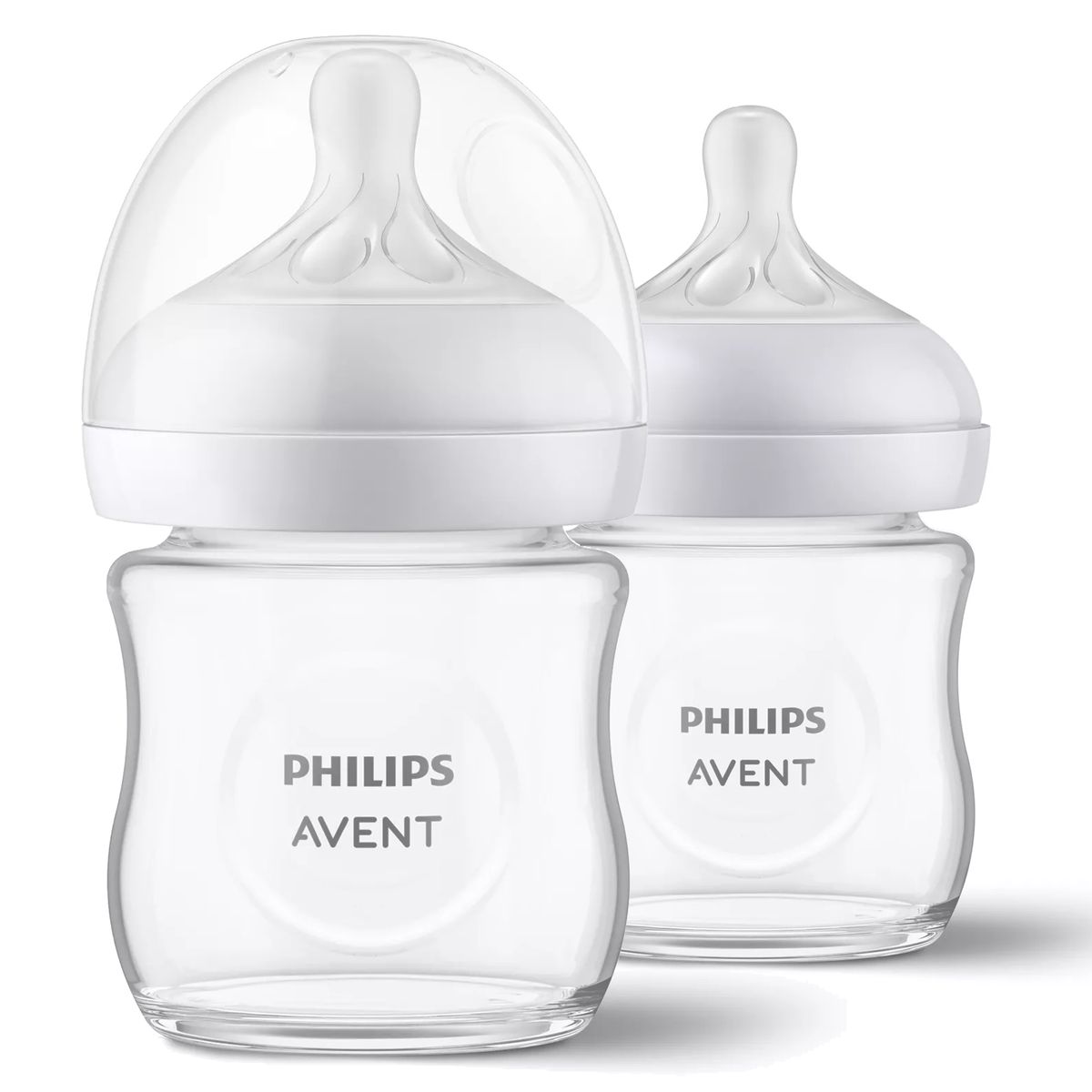 Tåteflasker i glass 2-pk 120 ml Natural Response 0M+ - Philips Avent sett forfra