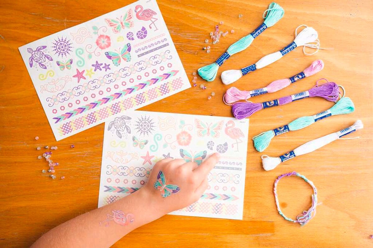 Tatoveringer og vennskapsbånd Cool Summer montert armbånd