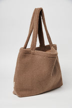 Teddy mammaveske brun 58x42 cm Øko-Tex bakside
