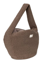 Teddy skulderveske brun 48x36 cm Studio Noos bakside