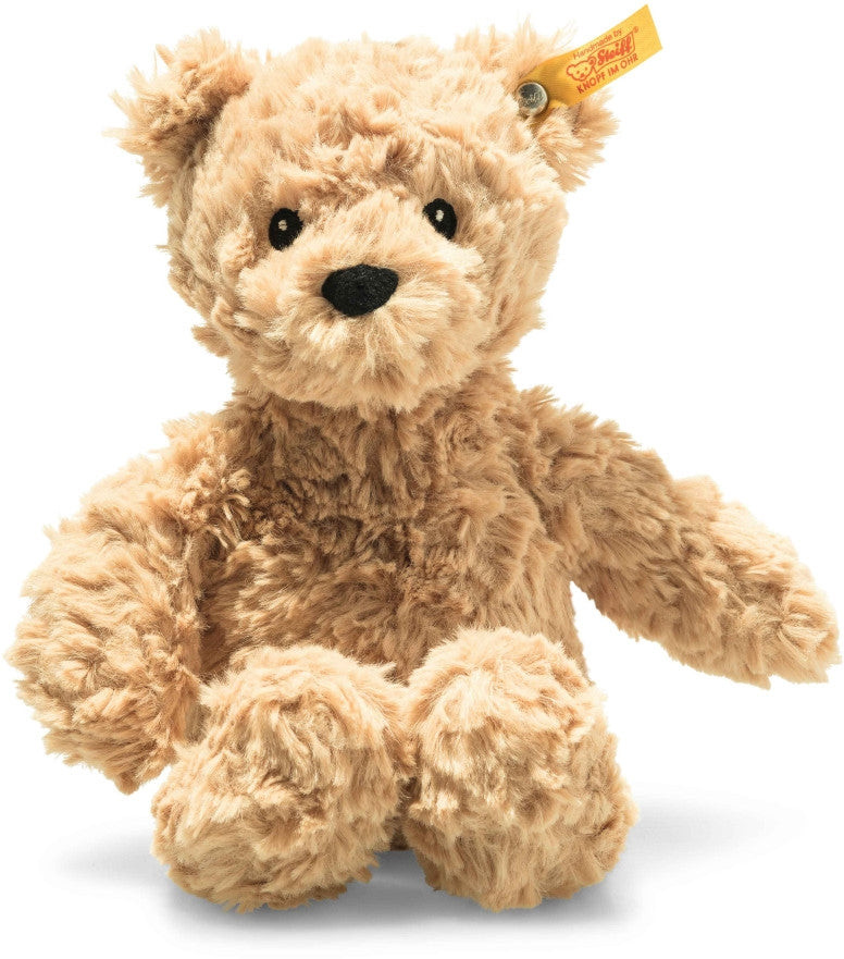 Teddybjørn Jimmy 20 cm lysebrun plysj fra Steiff, forfra