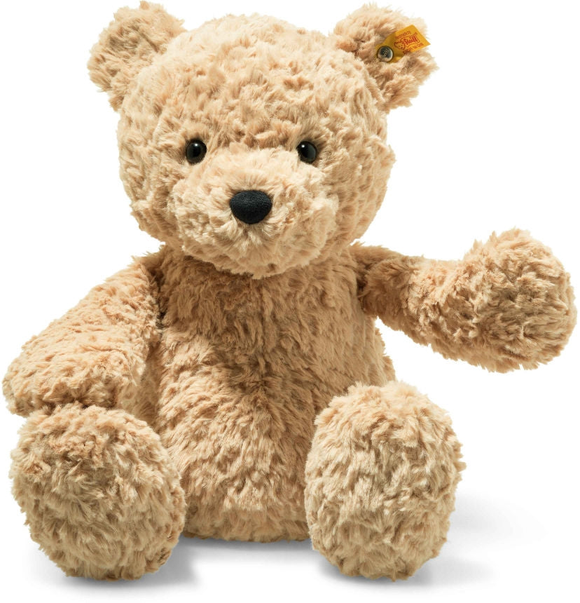 Teddybjørn Jimmy 40 cm lysbrun, polyester sett forfra
