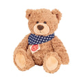Teddybjørn Rufus i plysj 30 cm fra fødsel front