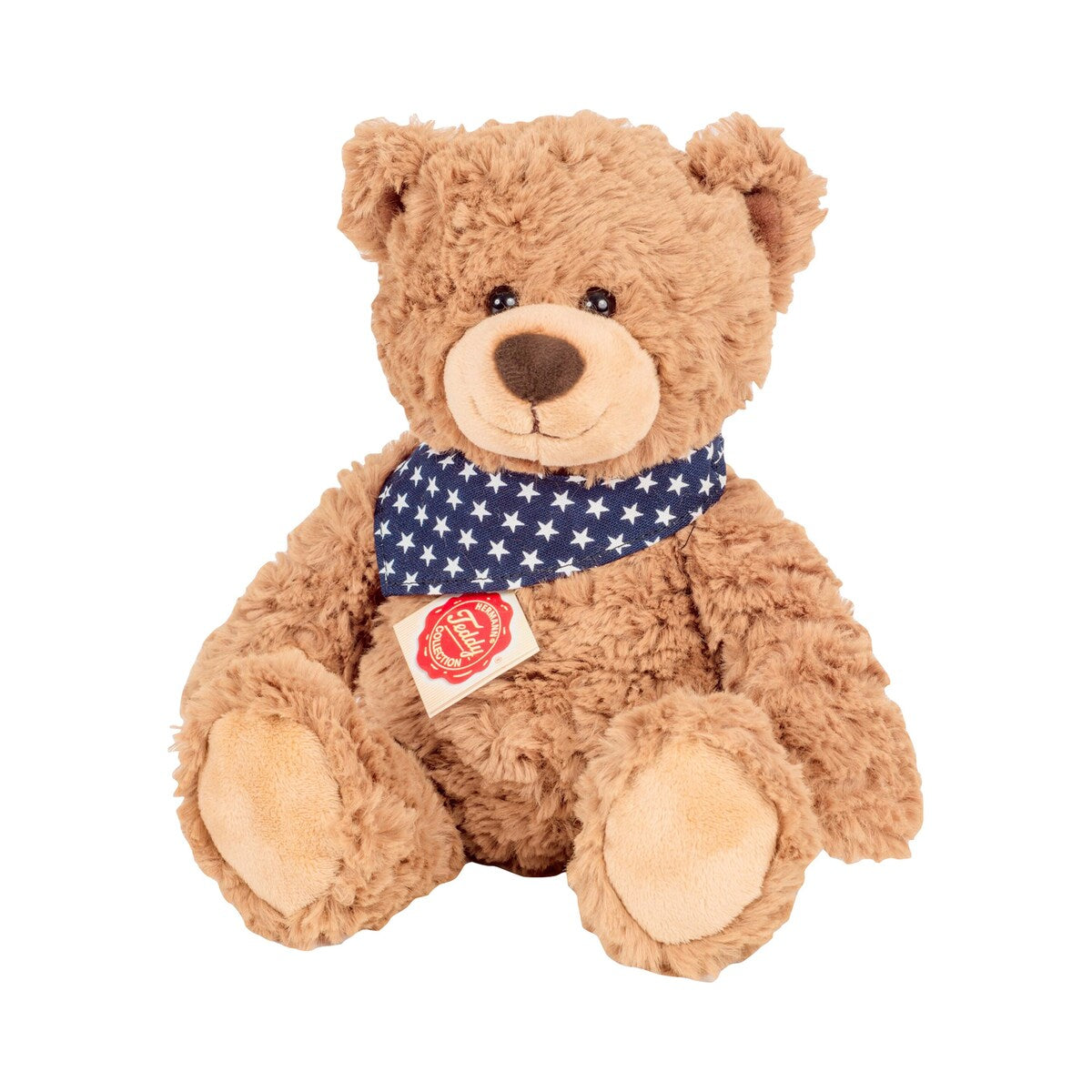 Teddybjørn Rufus i plysj 30 cm fra fødsel front