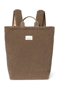 Teddyryggsekk for voksne brun 41x39 cm forfra