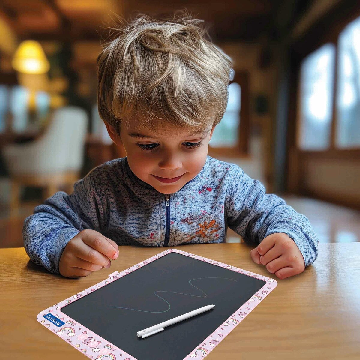 Tegnetavle E-Ink 35 cm skjerm fra 3 år detalj av skjerm