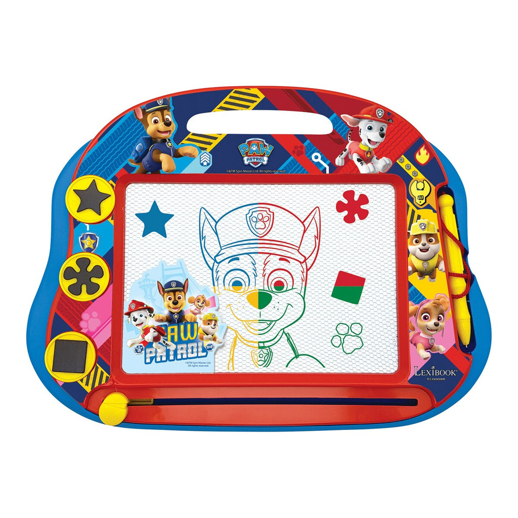 Tegnetavle Paw Patrol med stempler forfra