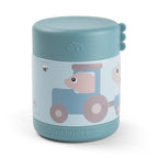 Termos matbeholder 300 ml Tiny Farm blå forfra