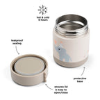 Detalj av termos matbeholder Celebration Sand 300 ml silikonpakning
