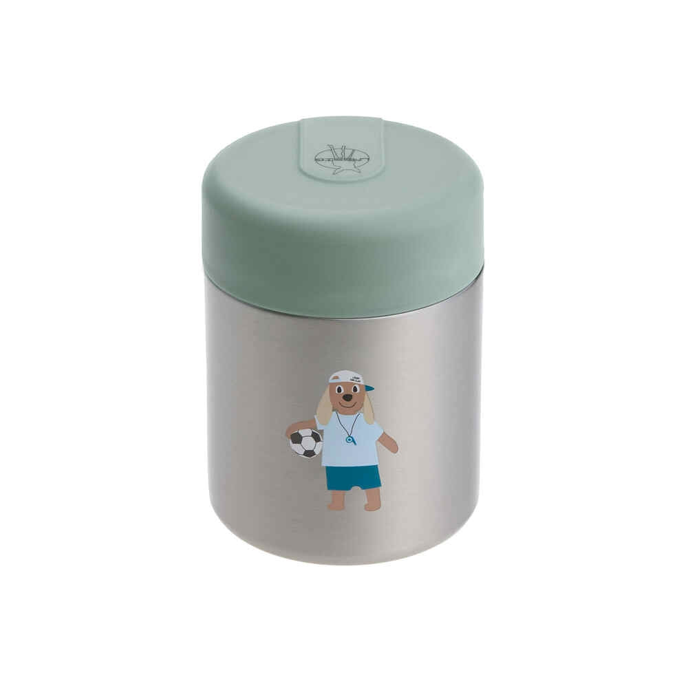 Termosbeholder rustfritt stål 315 ml Tiny Team hund bakside