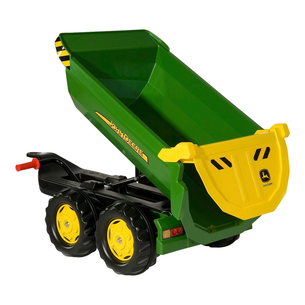 Tilhenger rollyHalfpipe John Deere med tippfunksjon bakside