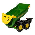Detalj av kippfunksjon på tilhenger rollyHalfpipe John Deere