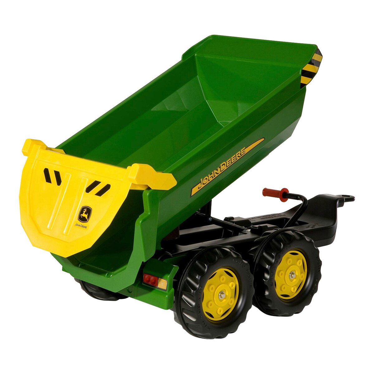 Detalj av kippfunksjon på tilhenger rollyHalfpipe John Deere