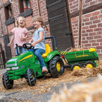 Tilhenger rollyHalfpipe John Deere montert på traktor