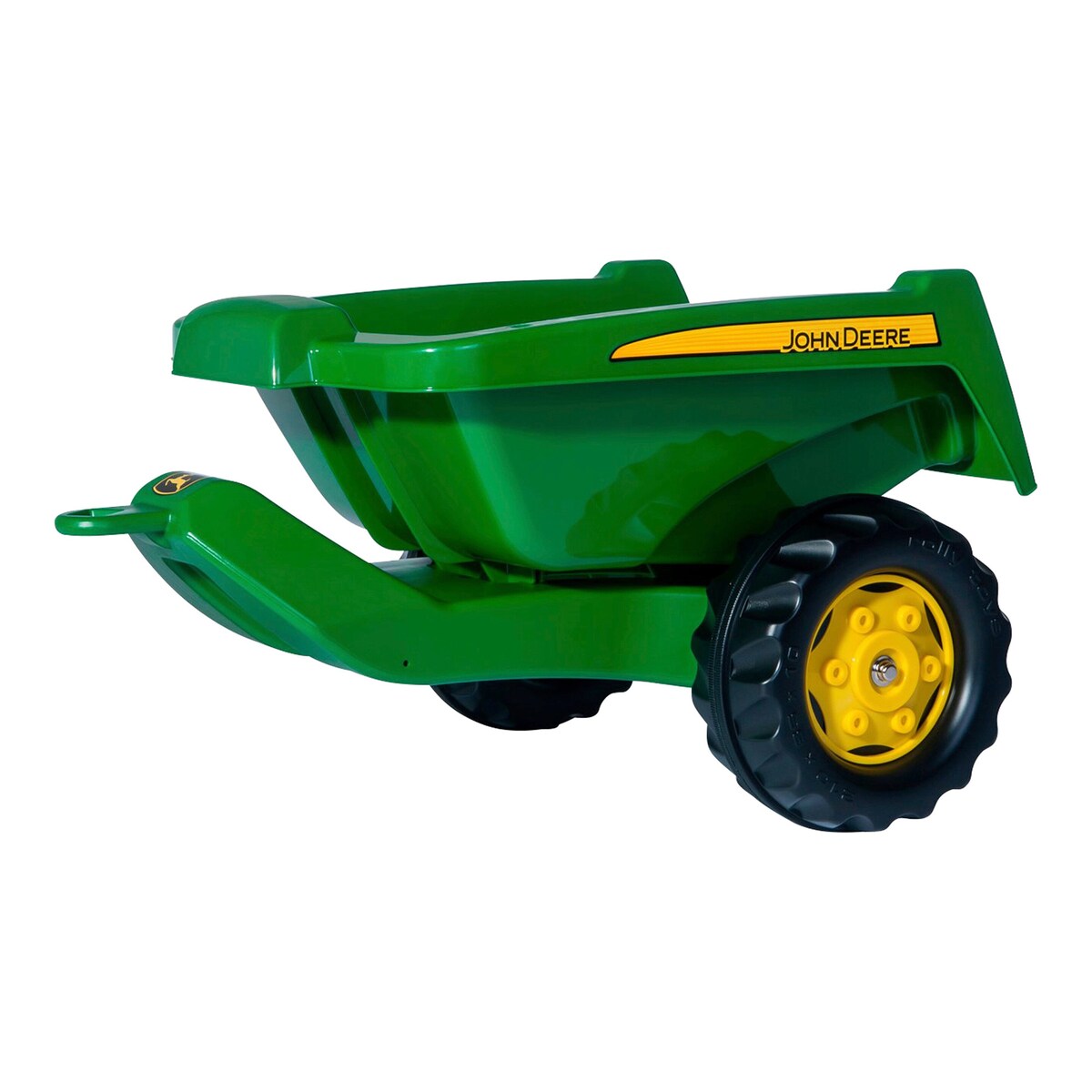 Tilhenger rollyKipper II John Deere med tippfunksjon sett forfra