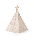 Tipi-leketelt med flekkmønster 100x95x140 cm bomull bakside